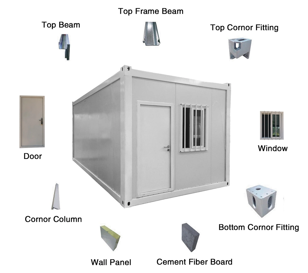 Prefab Building Prefabricated Shipping Flat Pack Container Houses